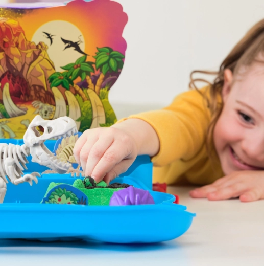 Dinosaurier-Ausgrabungen und Szenenbau