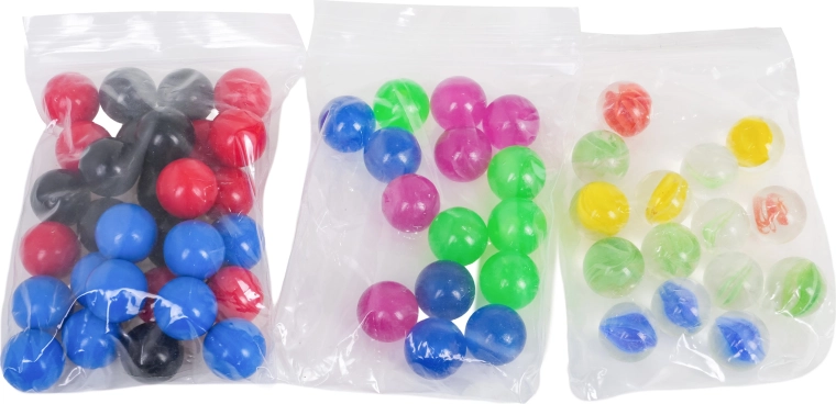 Leuchtende Murmeln für eine magische Show