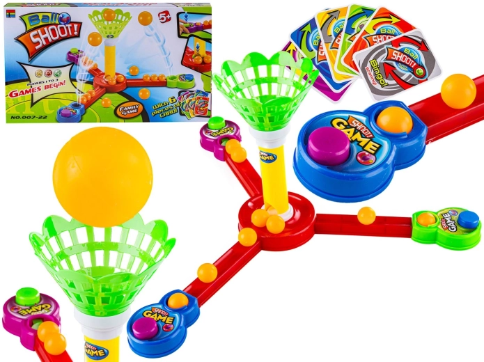 Geschicklichkeitsspiel Ball Shoot! – hüpfende Kugeln, Korbwurf