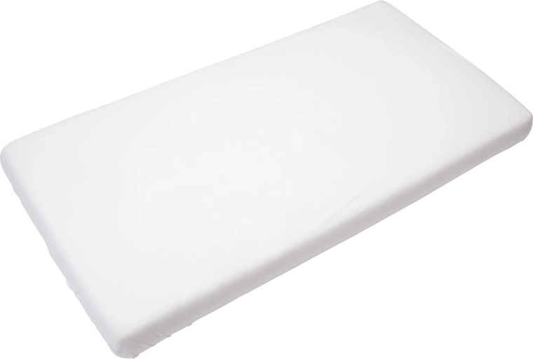 Timboo Soft Bambus-Spannbettlaken 40 × 90 cm, weiß