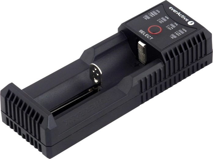 Universelles Ladegerät EVERACTIVE UC-100C mit Powerbank-Funktion für Li‑ion und Ni‑MH