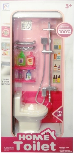 Badezimmermöbel mit Zubehör für Puppen