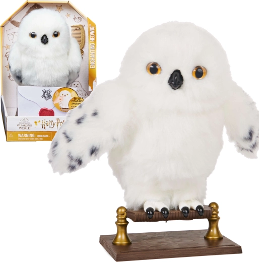 Interaktive Eule HEDWIG mit Brief und Zubehör 23 cm – HARRY POTTER