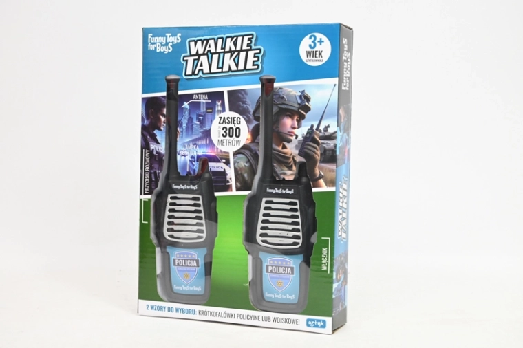 Kinder-Walkie-Talkie im Polizei-Design