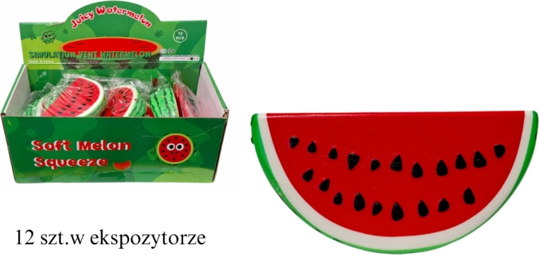 Antistress-Quetschball in Wassermelonenform