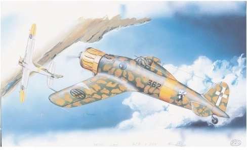 Flugzeug-Modellbausatz Macchi M.C. 200 Saetta (16,1 × 21,2 cm)