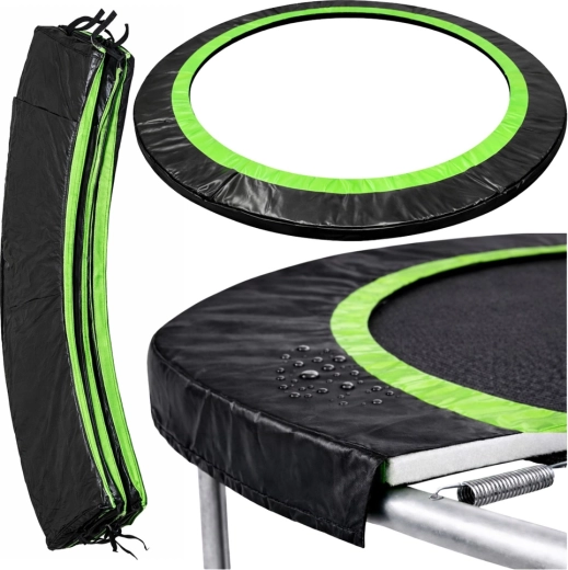 Lean Trampolin-Federabdeckung 180–183 cm 6 ft schwarz