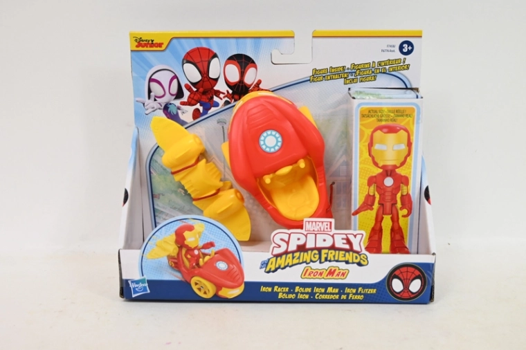 Marvel Spidey Figur Iron Man mit Fahrzeug und Jetflügeln