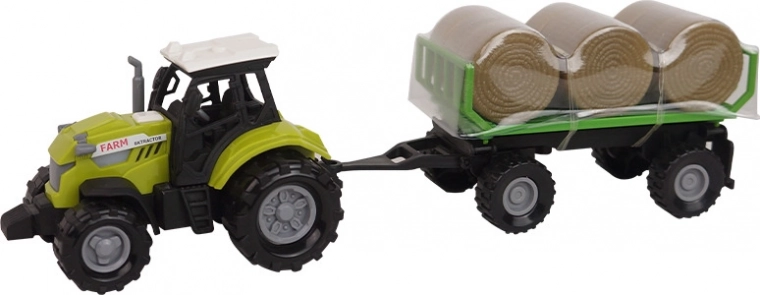 Farm Service Traktor mit Heuwagen mit Sounds und Lichtern