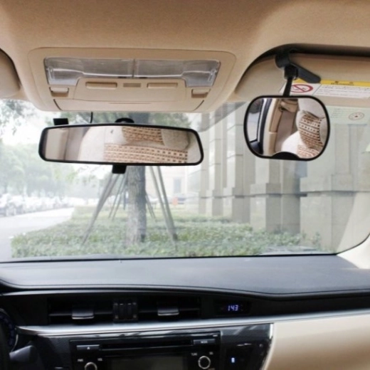 Weitwinkelübersicht dank gewölbtem Glas