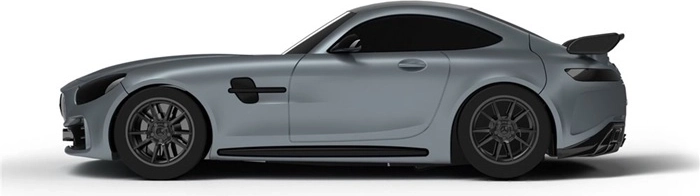 Sportliches Design des Mercedes-AMG GT R