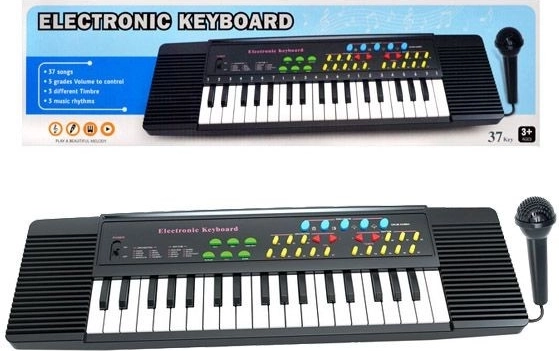 Elektronische Kinder-Keyboard mit Mikrofon (37 Tasten) - 1 Stück
