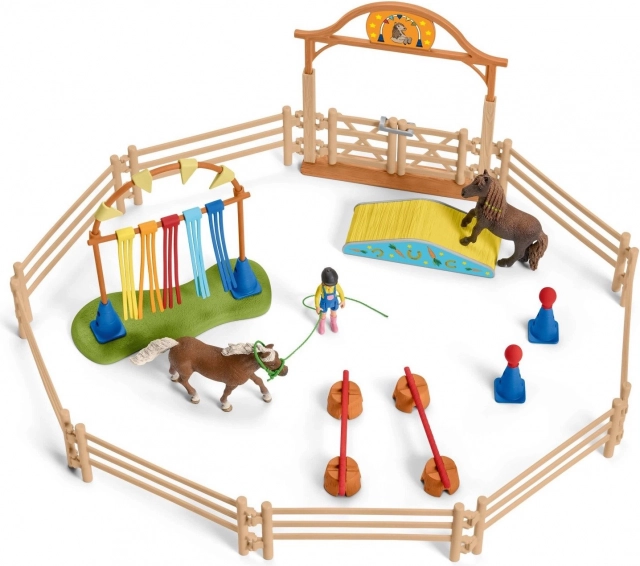 SCHLEICH Farm World® 42481 Agility-Training für Ponys