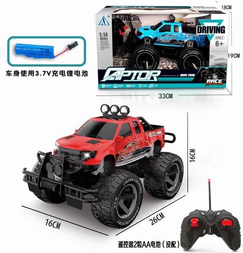 Ferngesteuertes Offroad-Fahrzeug Jeep Raptor 1:14