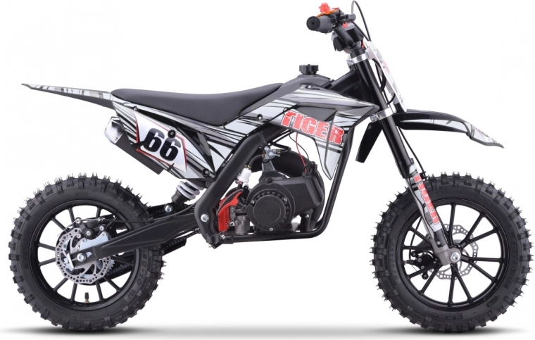 Benzin-Mini-Motorrad 49 cc TIGER, schwarz