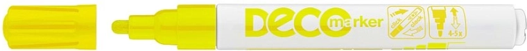 Dekorativer Lackmarker ICO, gelb, 2–4 mm