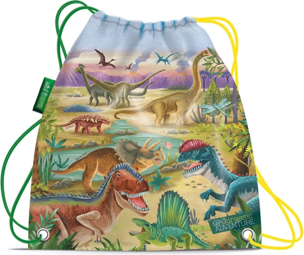 Turnbeutel mit Kordelzug für den Rücken für Brotzeit Jurassic Adventure
