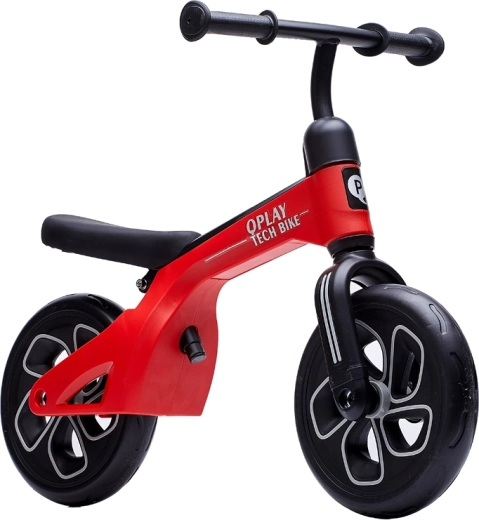 Laufrad Qplay Tech Red für Kinder