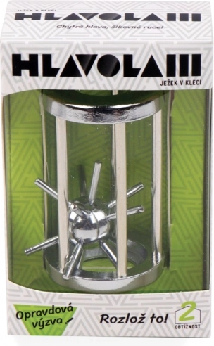 Metall-Geduldsspiel IGEL IM KÄFIG