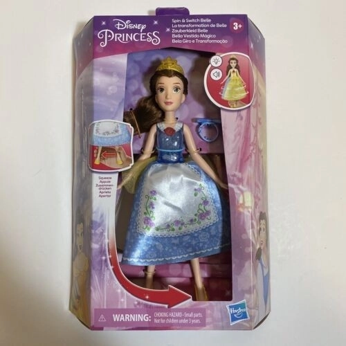 Disney Prinzessin Belle Puppe mit Wechselkleidern
