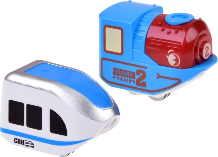 2 akkubetriebene Züge mit USB-Ladung