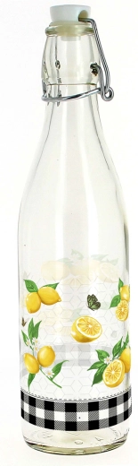 Flasche mit Bügelverschluss 1 l Zitrone