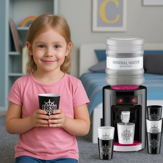 Servieren mit 6 Bechern