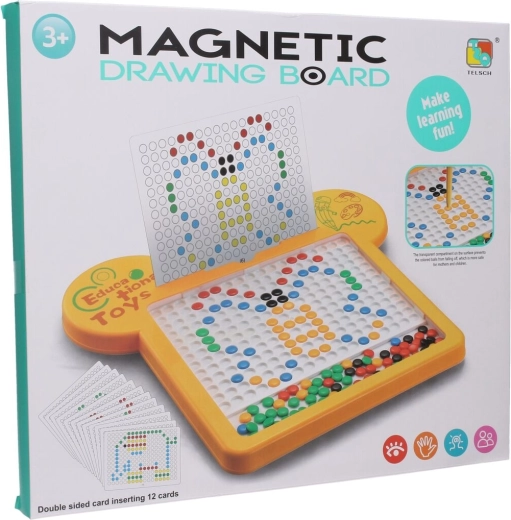 Magnetische Zeichentafel 40 cm – Gelb