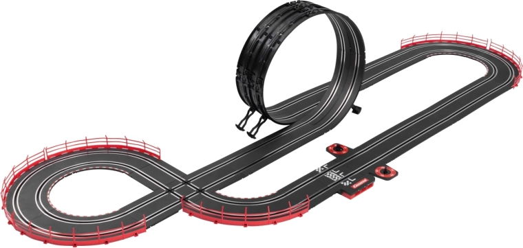 Actionreiche Strecke mit Looping