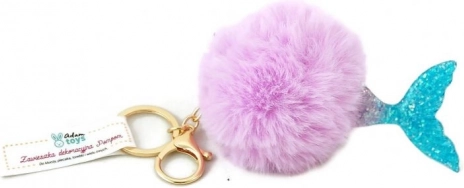 Anhänger mit Pompon und Meerjungfrauenflosse