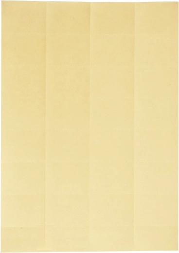 RM NOVÁ Papier-Preisschilder auf A4-Bogen, hellgelb, 32 Stk./Bogen, 100 Bögen