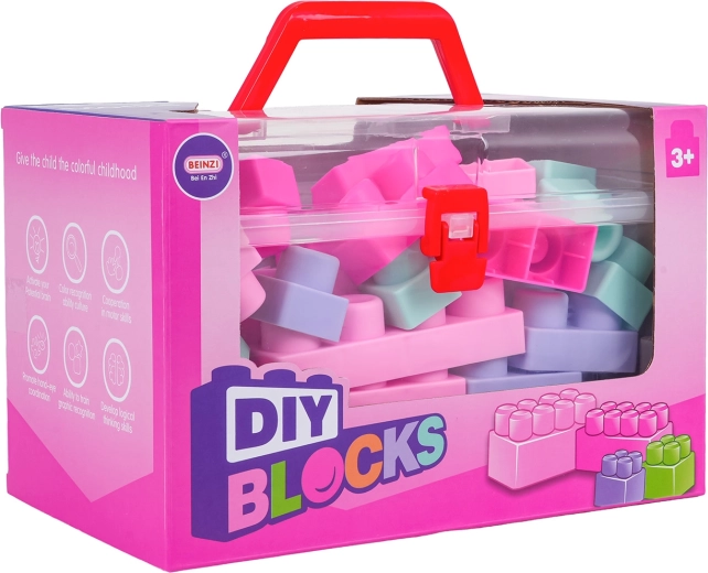 Set aus 40 weichen Bausteinen