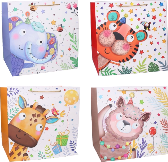 Geschenkpapiertüte L Kinder 38 × 38 × 20 cm