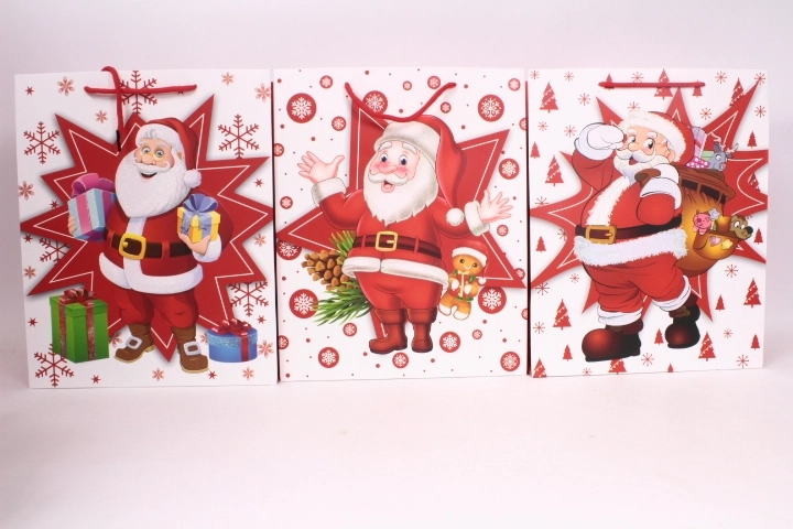 Geschenktasche mit festlichem Motiv