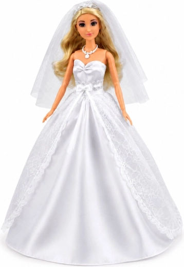 Reich verziertes Hochzeitskleid