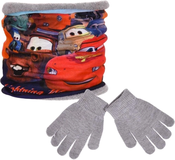 Disney Cars Set aus Schlauchschal und Handschuhen mit Maske – 1 Stück