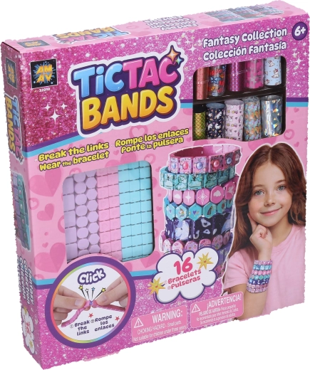 TICTAC BANDS Set zur Herstellung von Armbändern Fantasy-Kollektion – 16 Stück