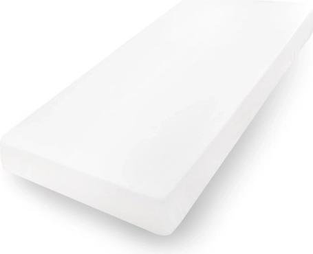 Babymatex wasserdichtes Jersey-Spannbettlaken 70 × 140 cm weiß