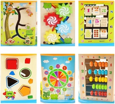 Lernen durch Spielen: Zahlen, Formen, Farben und Zeit
