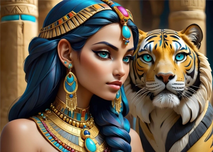 Puzzle Ägyptische Freundschaft 300 Teile BLUEBIRD