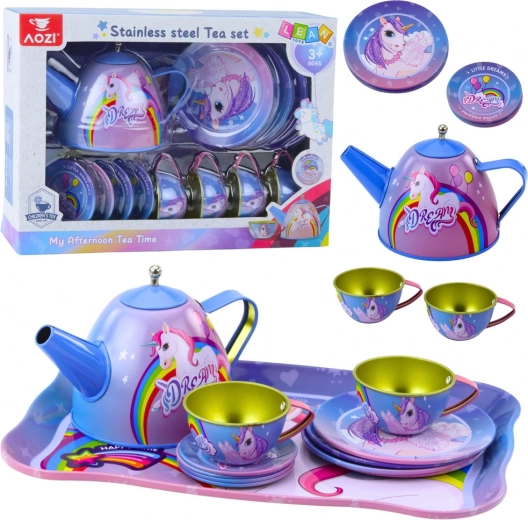 Metall-Teeset für Kinder – Einhorn