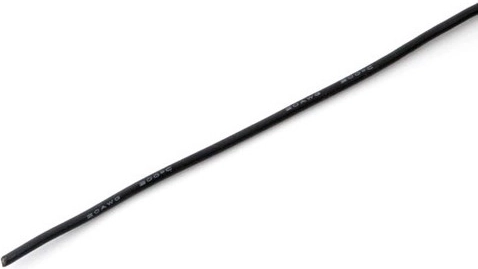 Silikonkabel MSP 2,5 mm² (13 AWG) schwarz 1 m