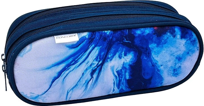 Etui Concorde Marble mit zwei Reißverschlüssen