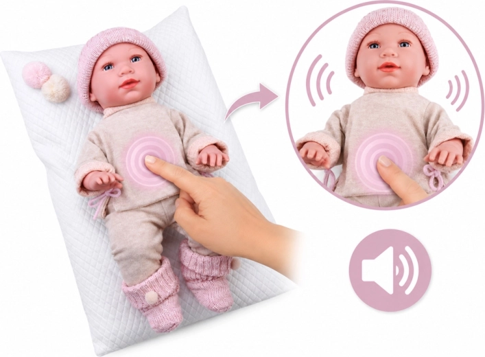 Interaktive Geräusche wie bei einem echten Baby