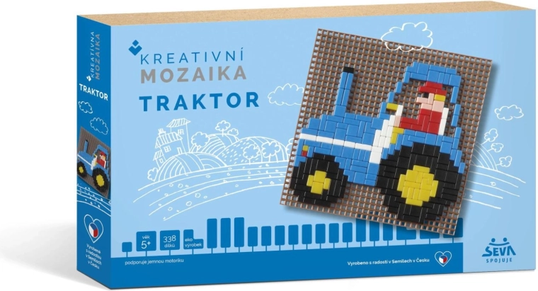 Kreatives Mosaik Traktor (338 Teile)