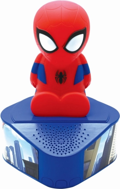 Bluetooth Lautsprecher Spider-Man mit beleuchteter Figur