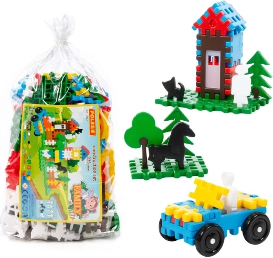 Bausteinset Blok Family – 235 Teile