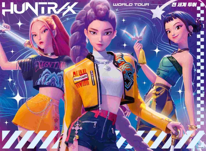 Ravensburger K-pop: Dämonenjägerinnen – Welttournee Puzzle (150 Teile)