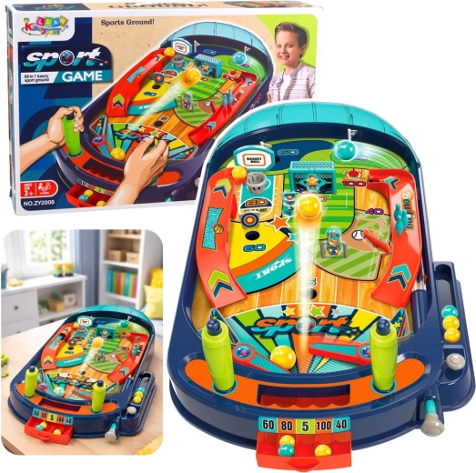Tisch-Flipper für Kinder mit 12 Kugeln