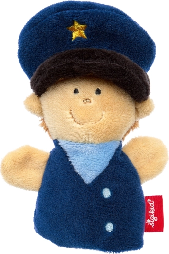 Sigikid Plüsch-Fingerpuppe Polizist